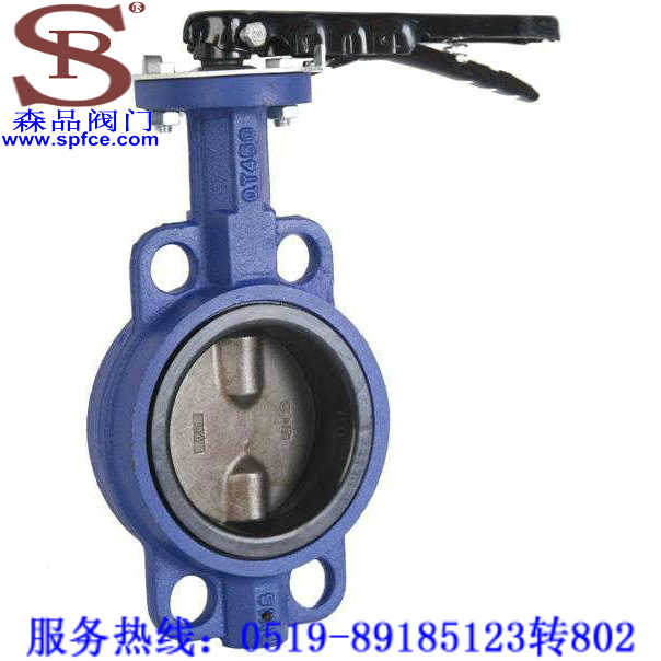 D71XP-16對(duì)夾無(wú)銷脫硫蝶閥 SPD71XP-16對(duì)夾襯膠蝶閥