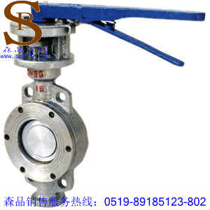 D73H-16C對夾蝶閥、對夾硬密封蝶閥SPD73H-16C、對夾硬密封碳鋼蝶閥